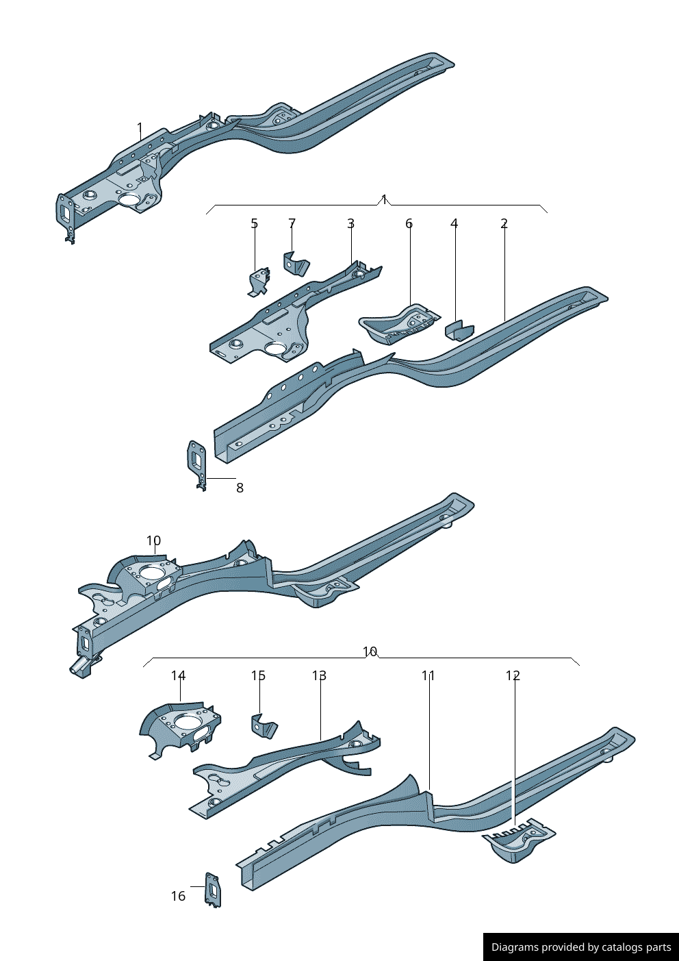 Car part diagram