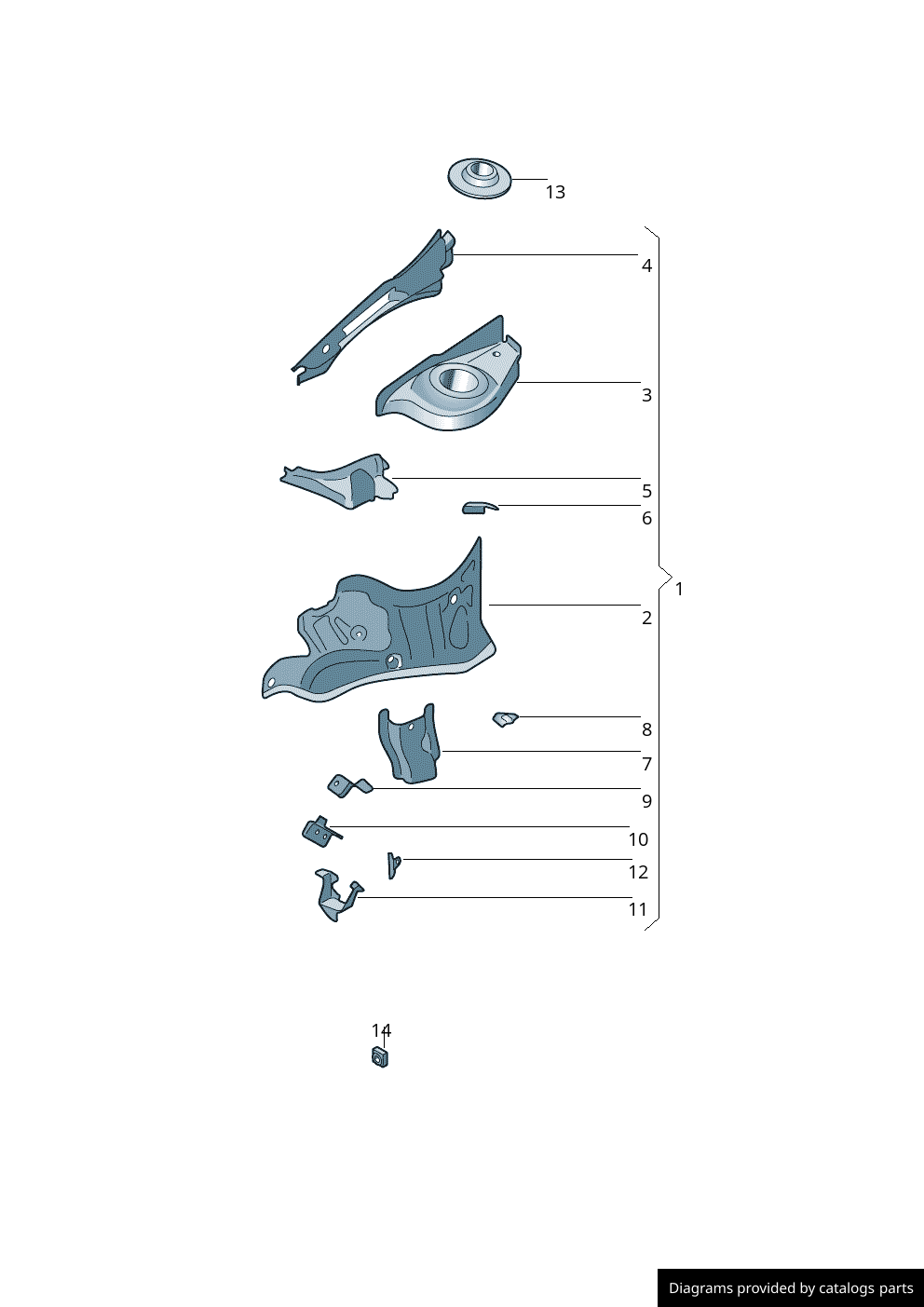 Car part diagram