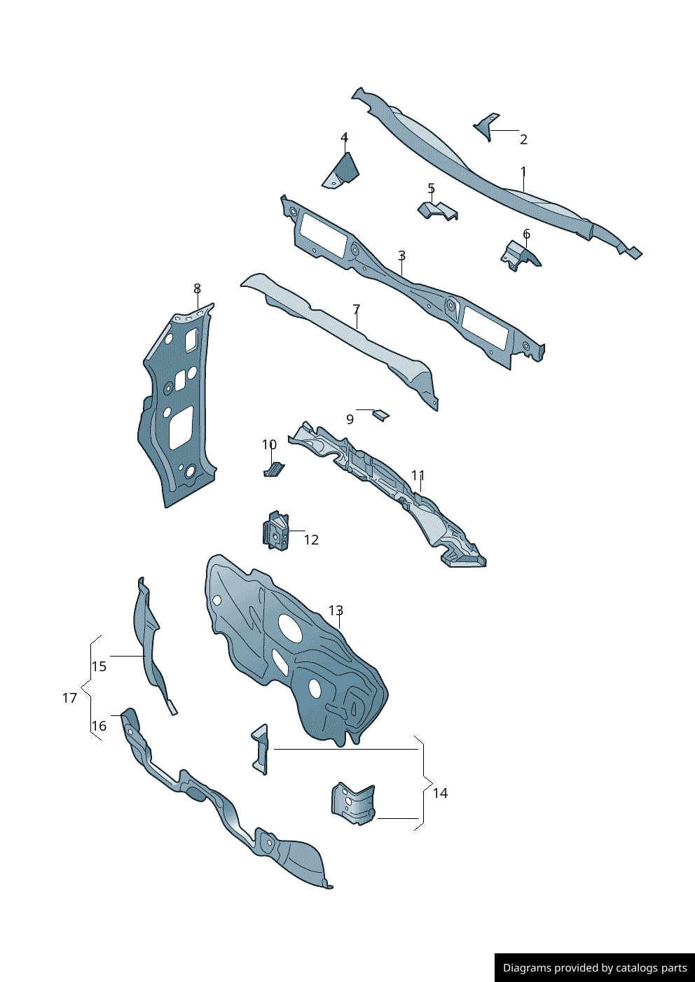 Car part diagram