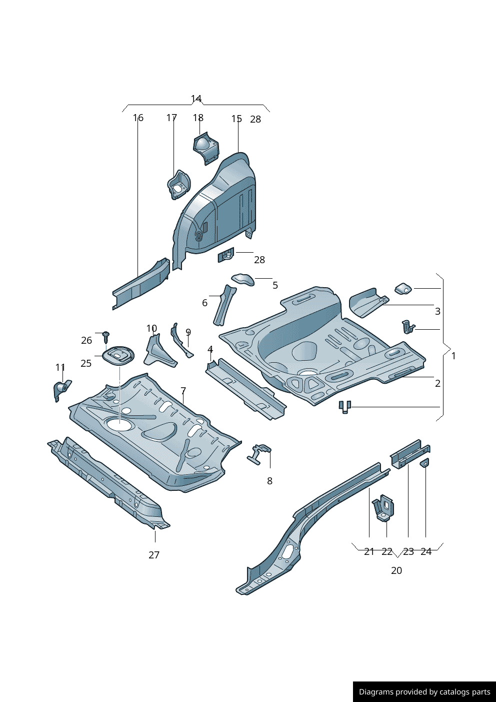 Car part diagram