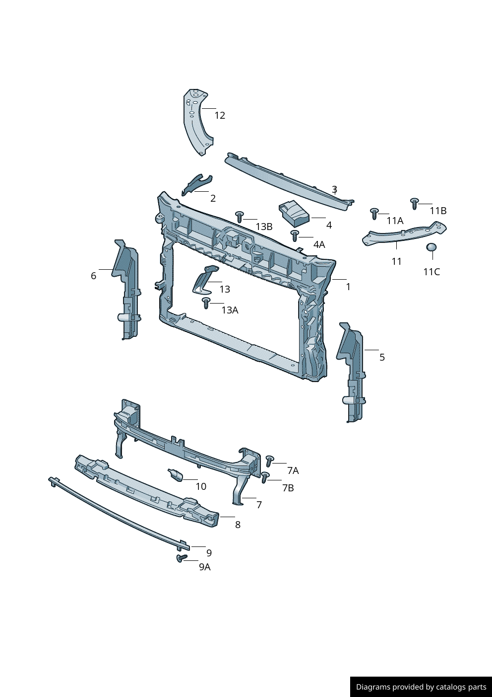 Car part diagram