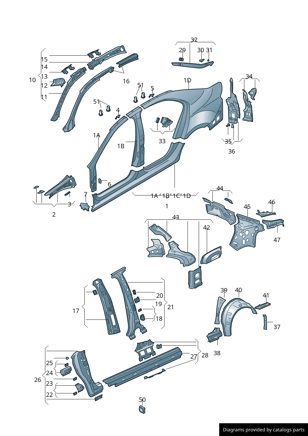 Car part diagram