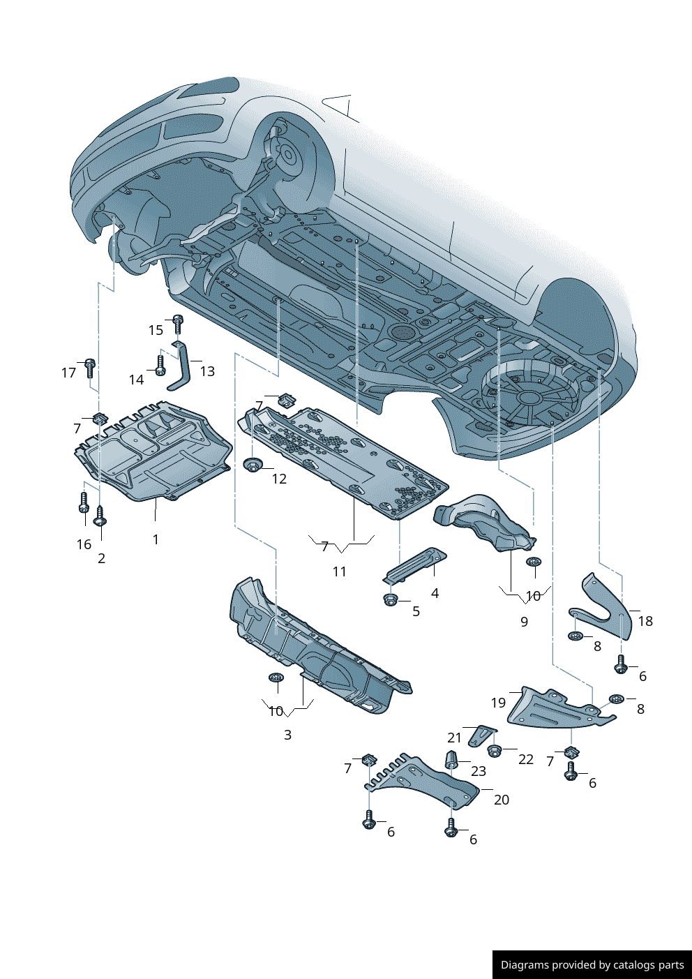 Car part diagram