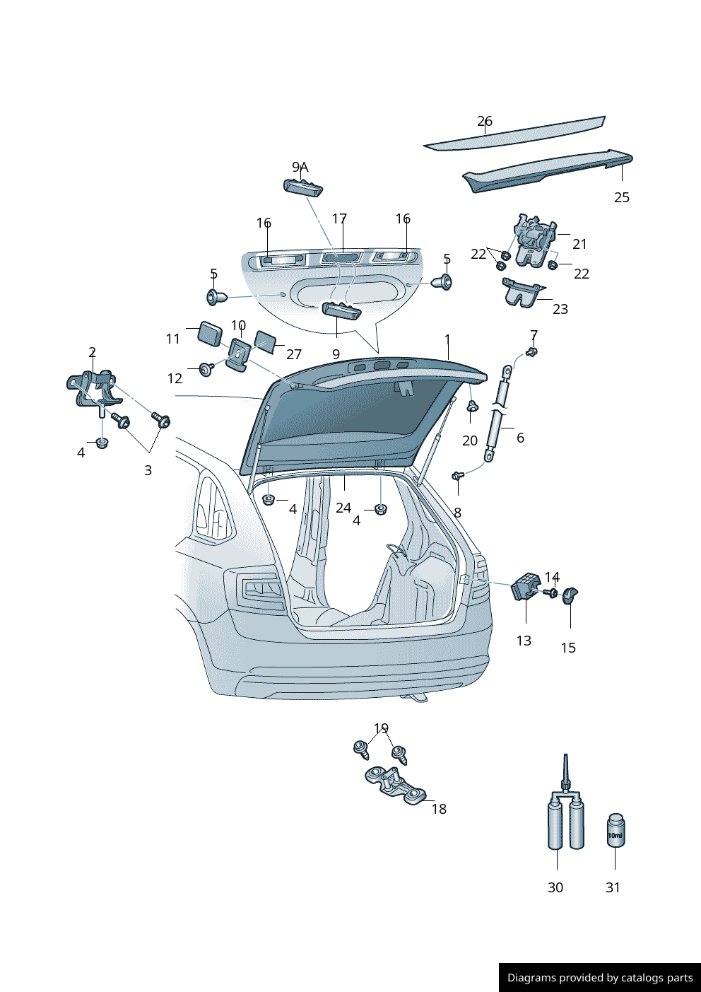 Car part diagram