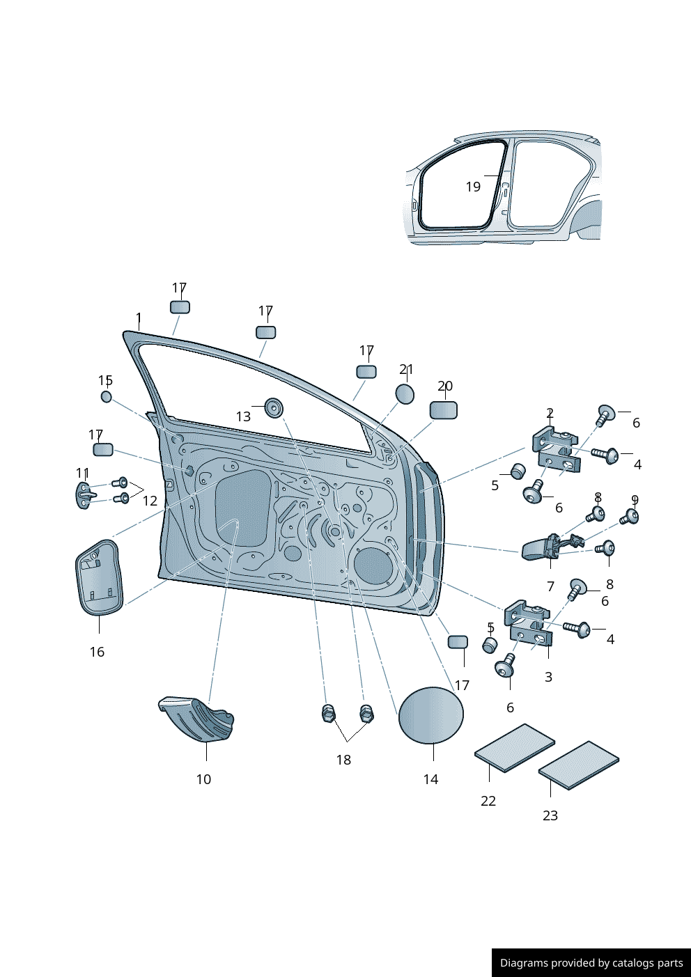 Car part diagram
