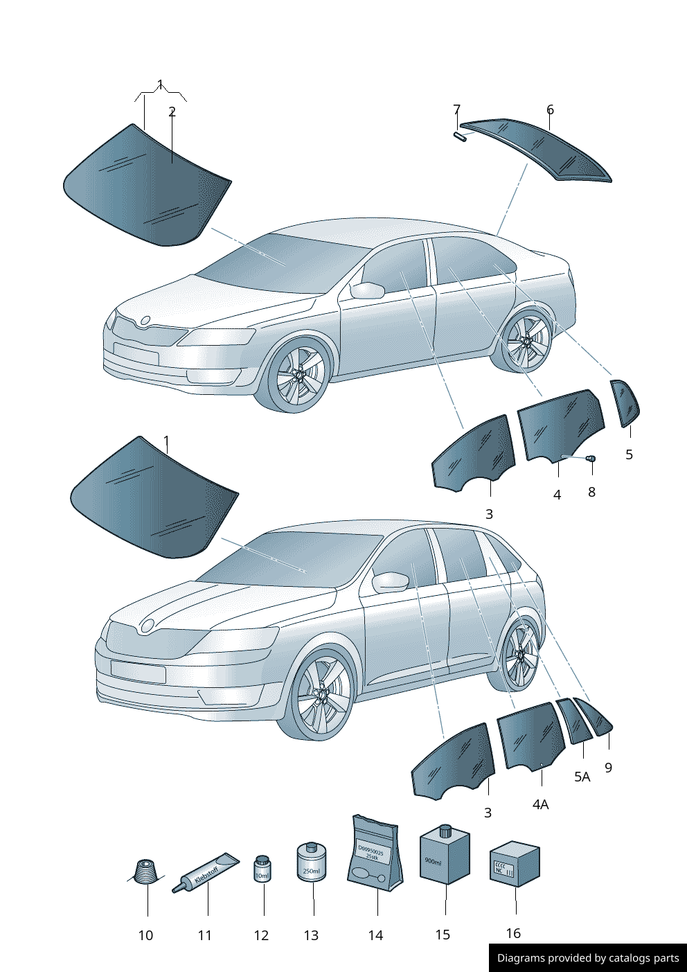 Car part diagram