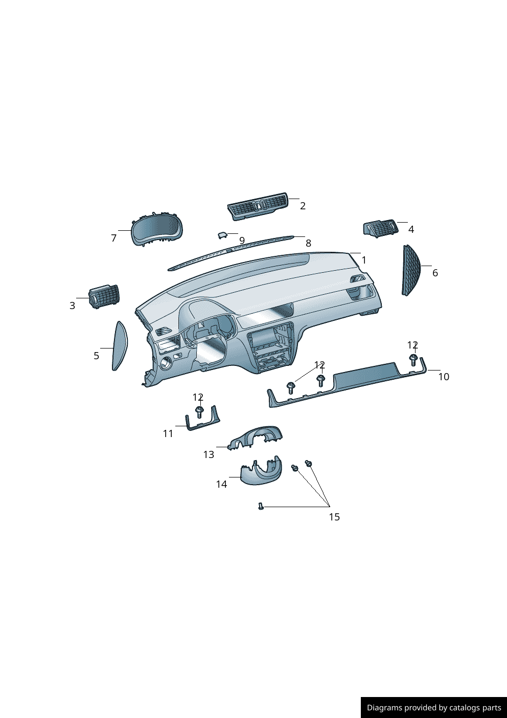 Car part diagram