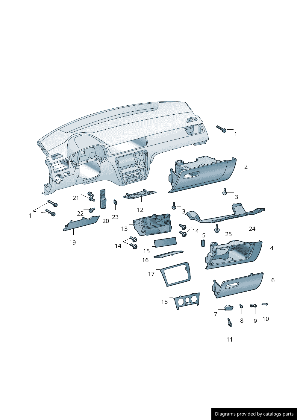 Car part diagram