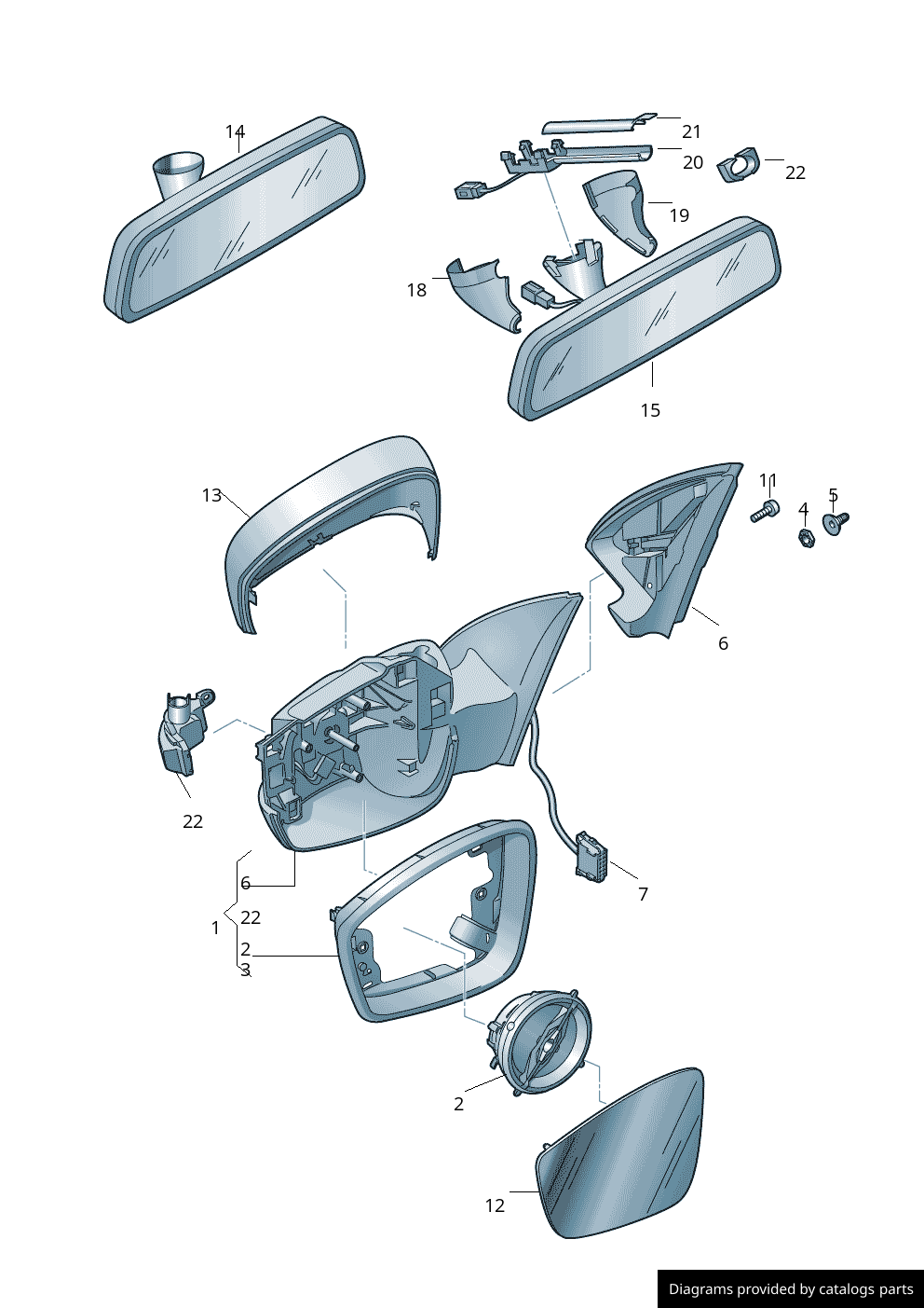 Car part diagram