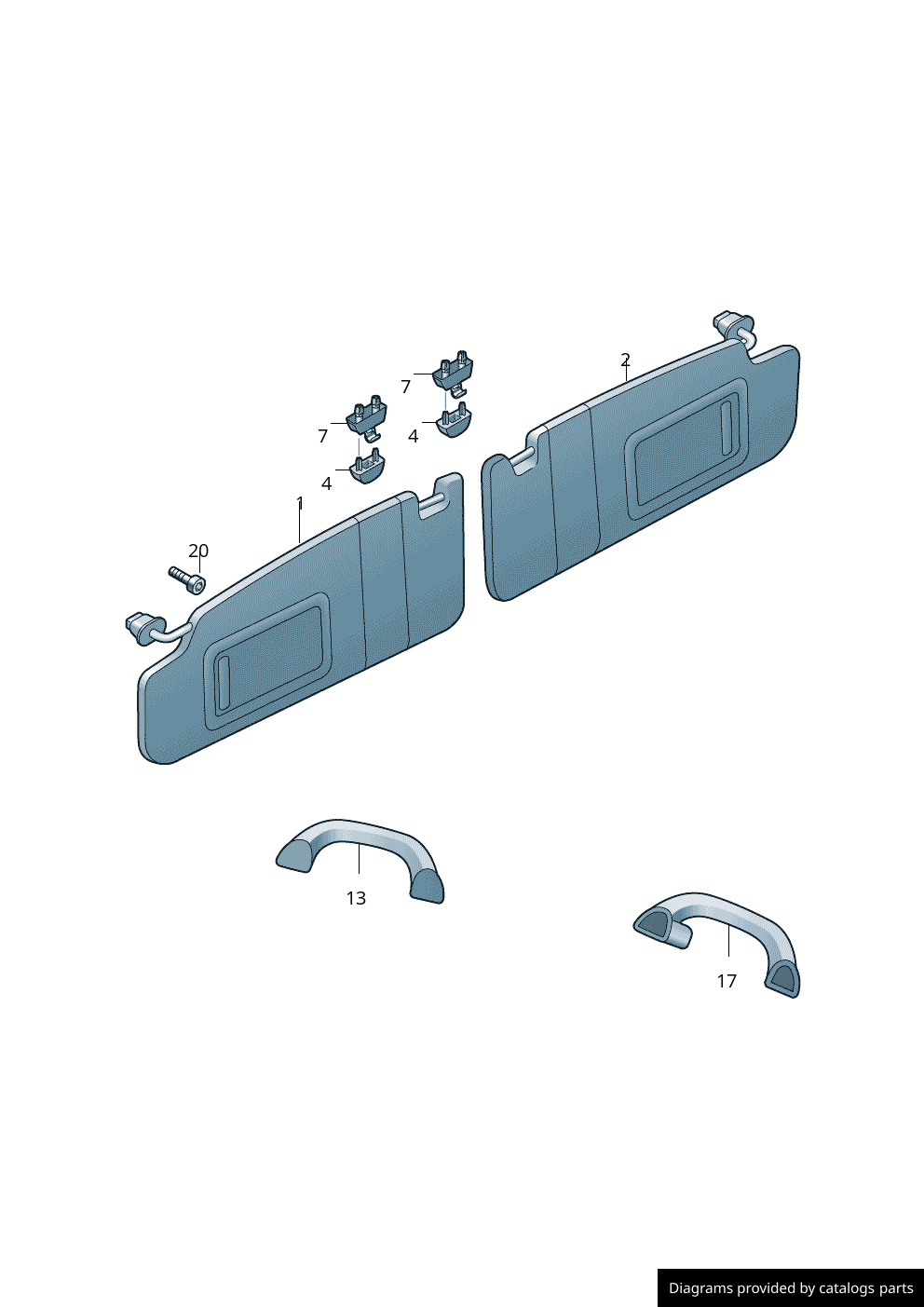 Car part diagram