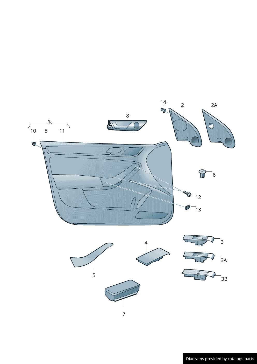Car part diagram