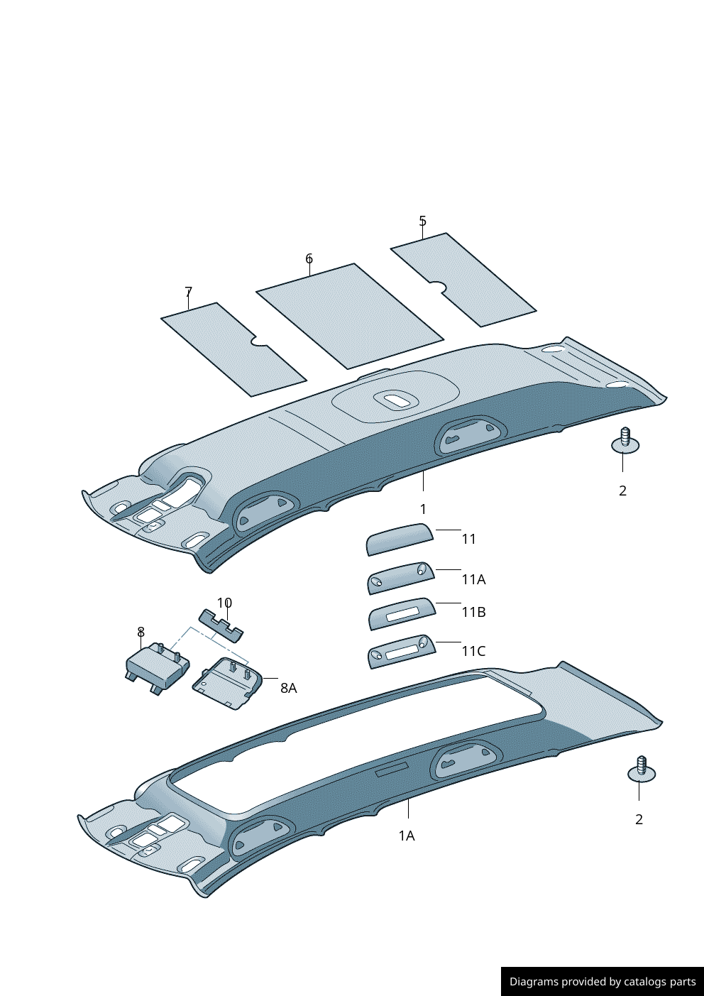 Car part diagram