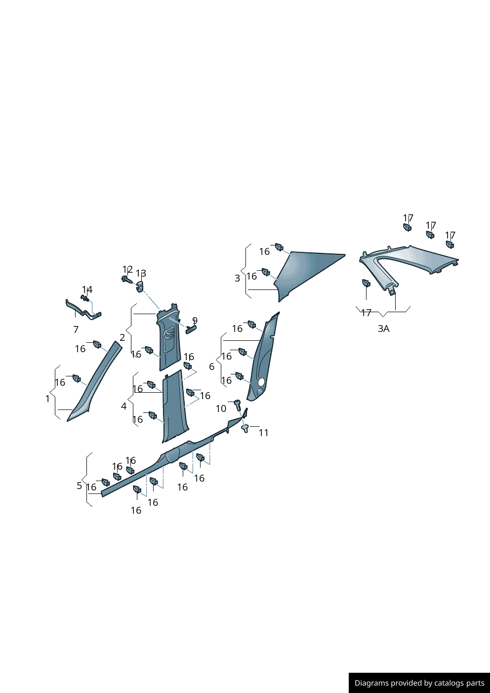 Car part diagram