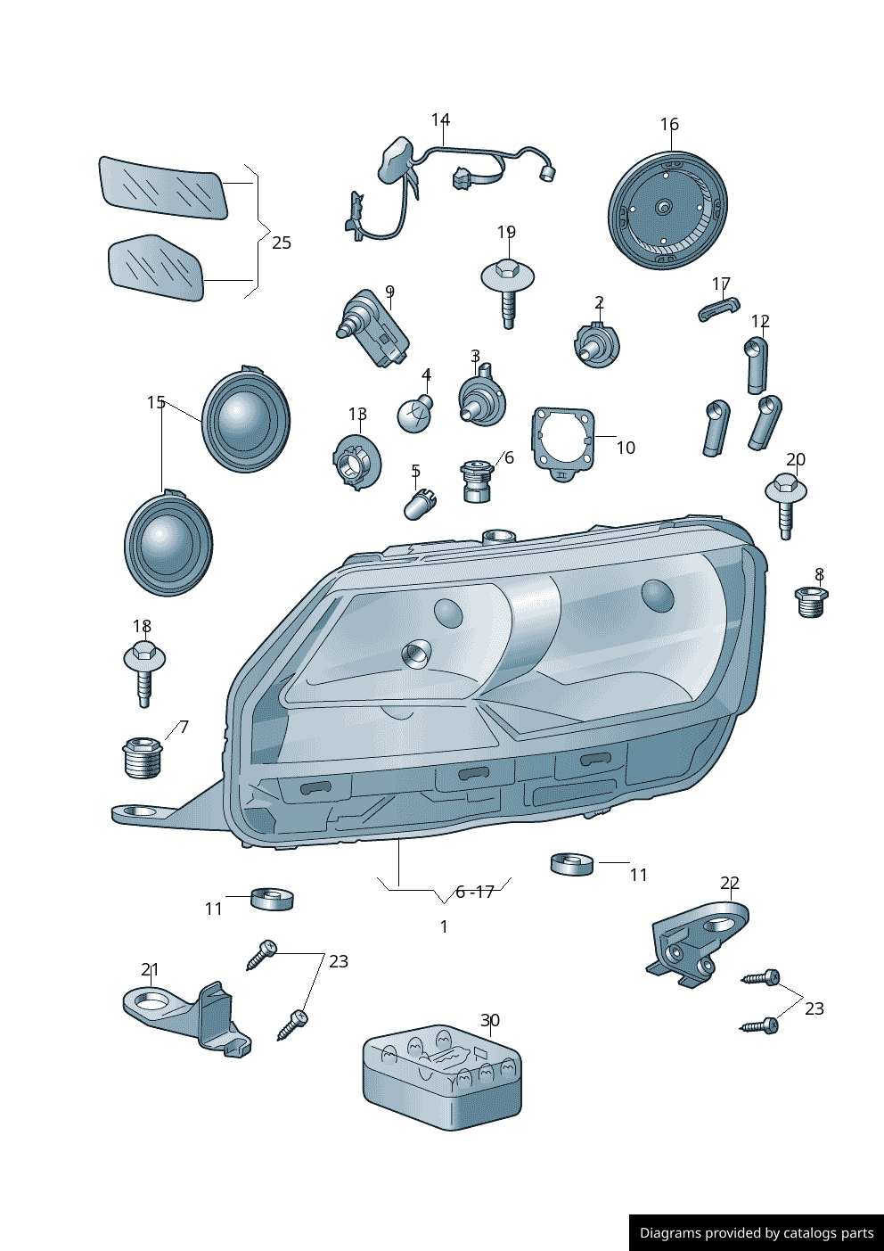 Car part diagram