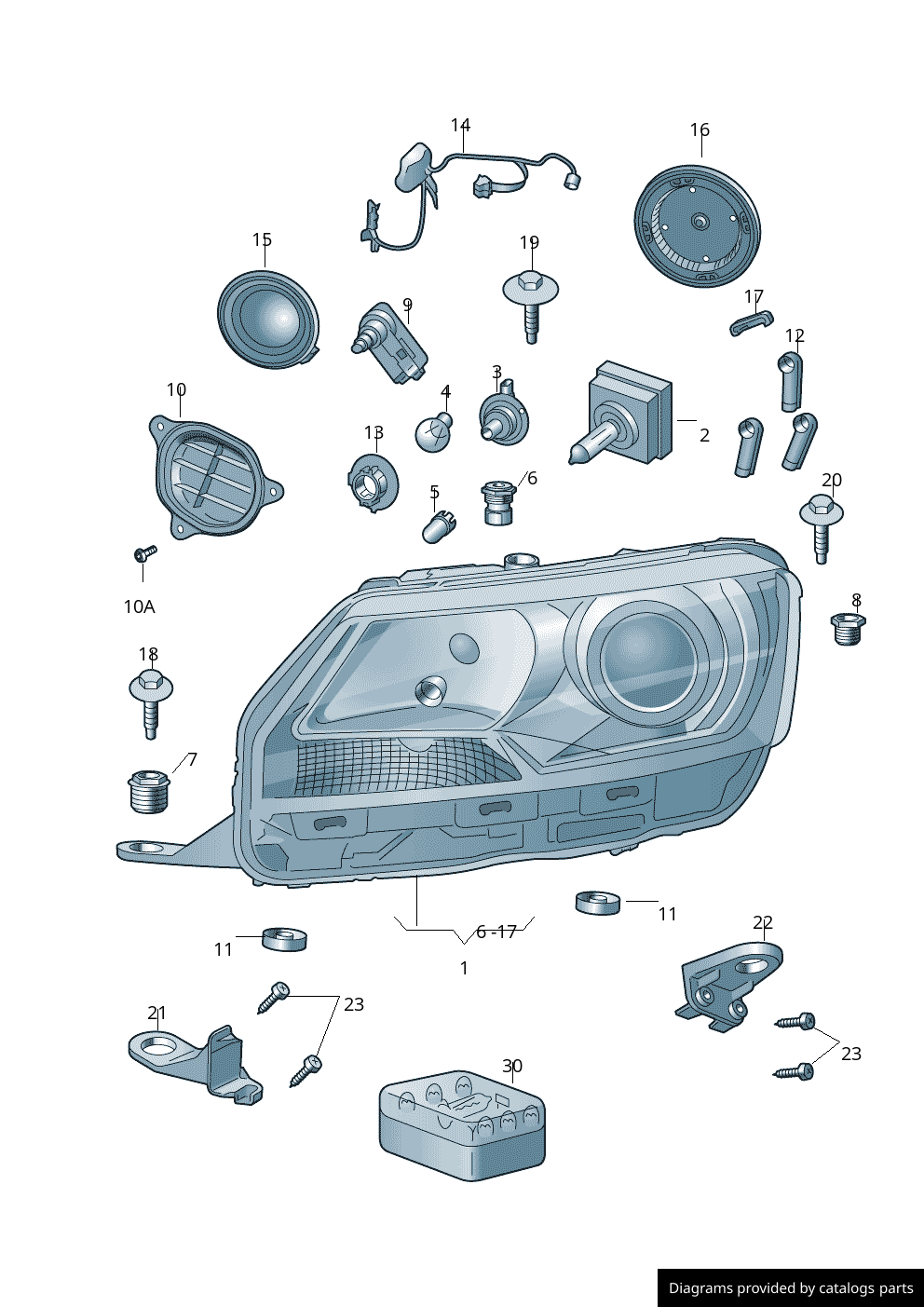 Car part diagram