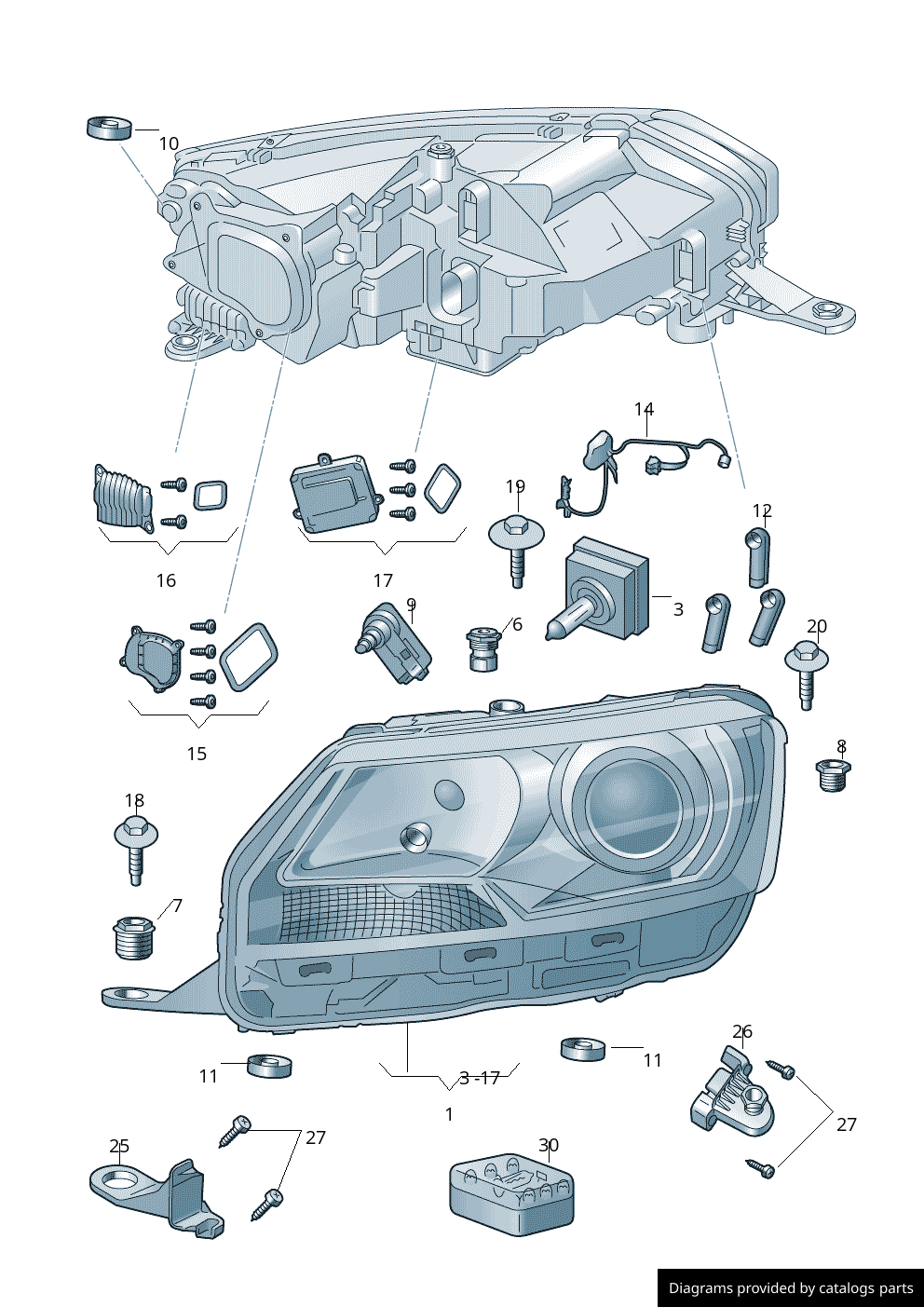 Car part diagram