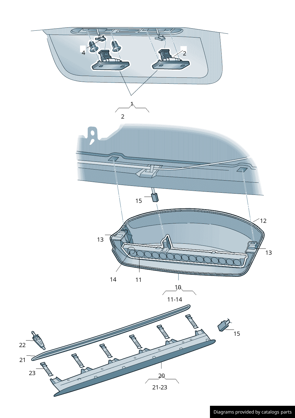 Car part diagram