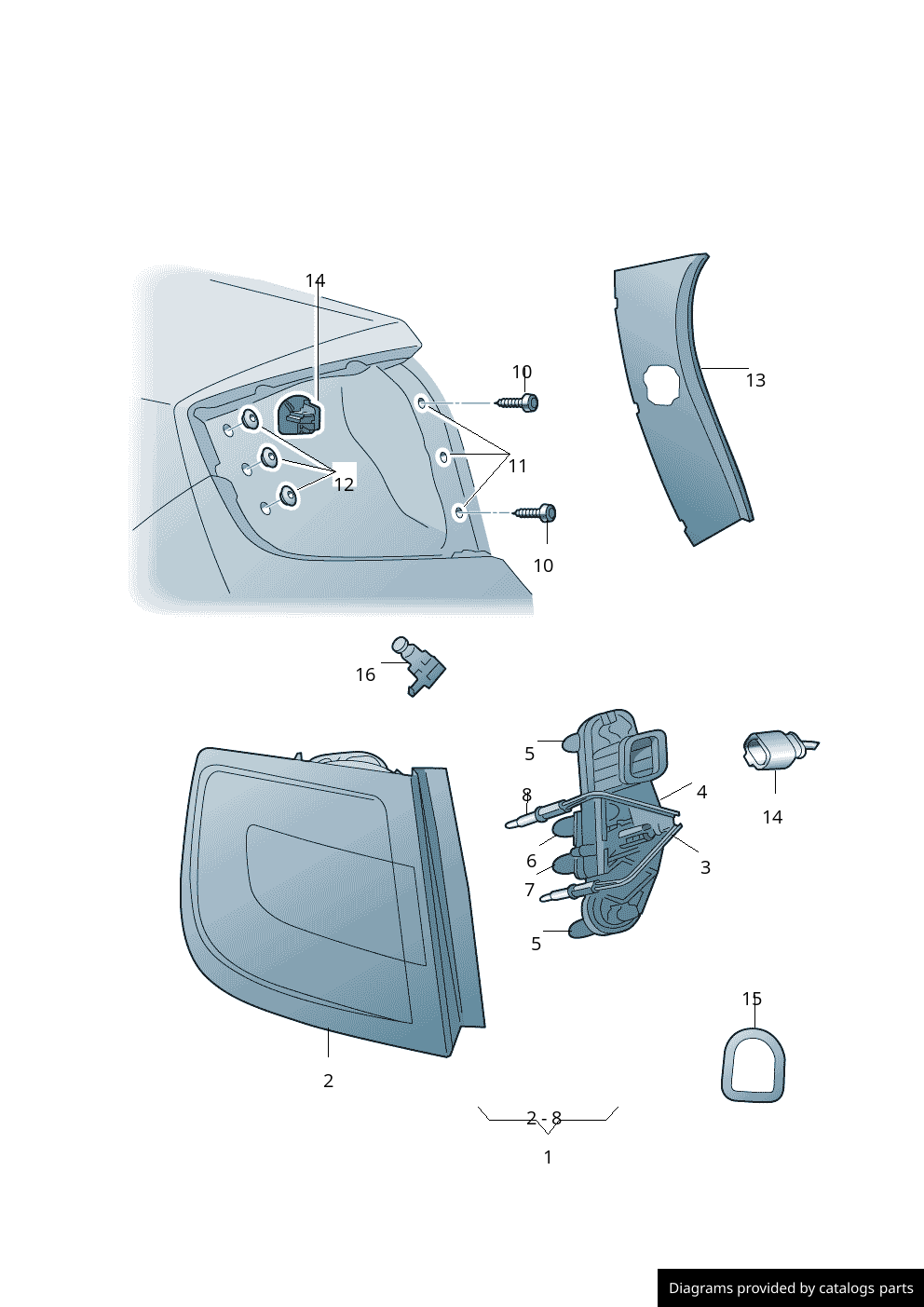 Car part diagram