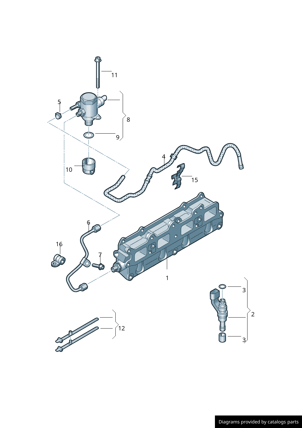 Volkswagen / Audi / Seat / Skoda Fuel Pump 03C127026D LLLParts