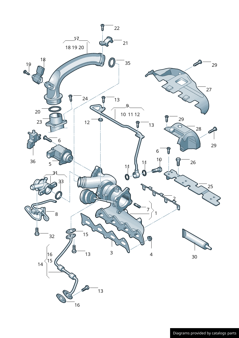 Car part diagram