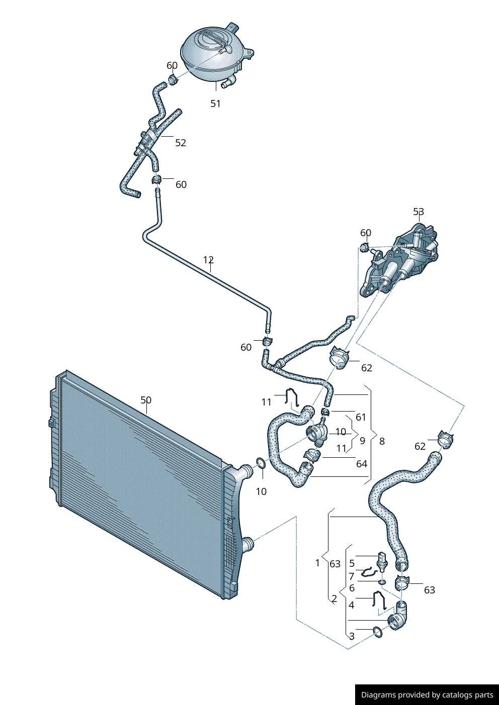 Car part diagram