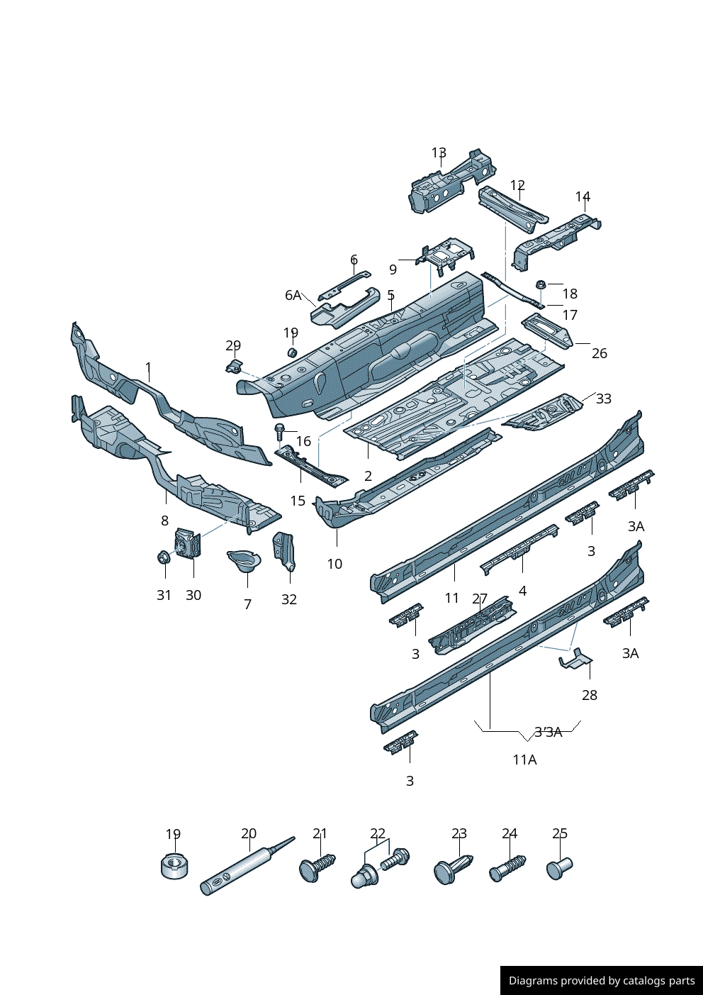 Car part diagram