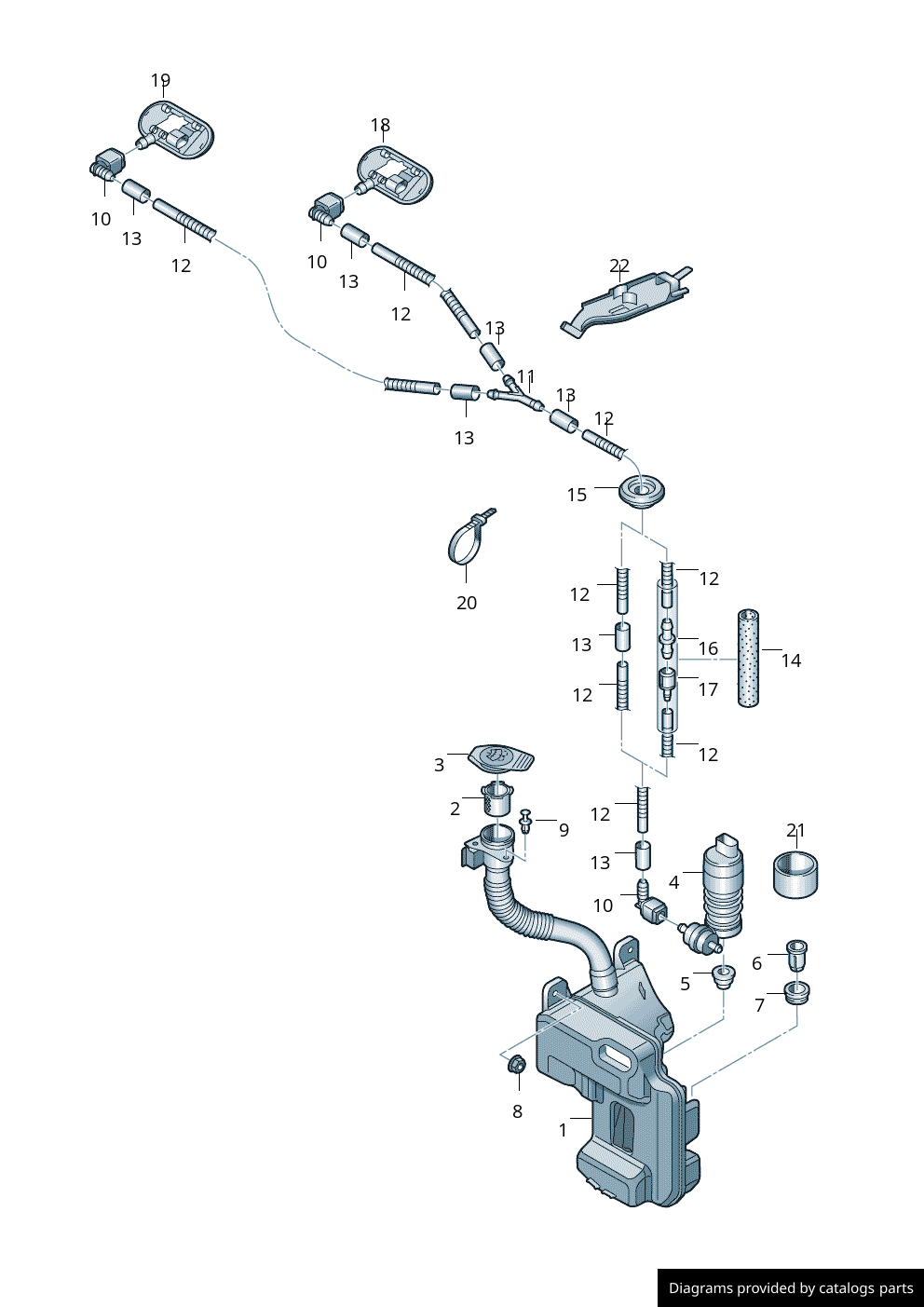 Car part diagram