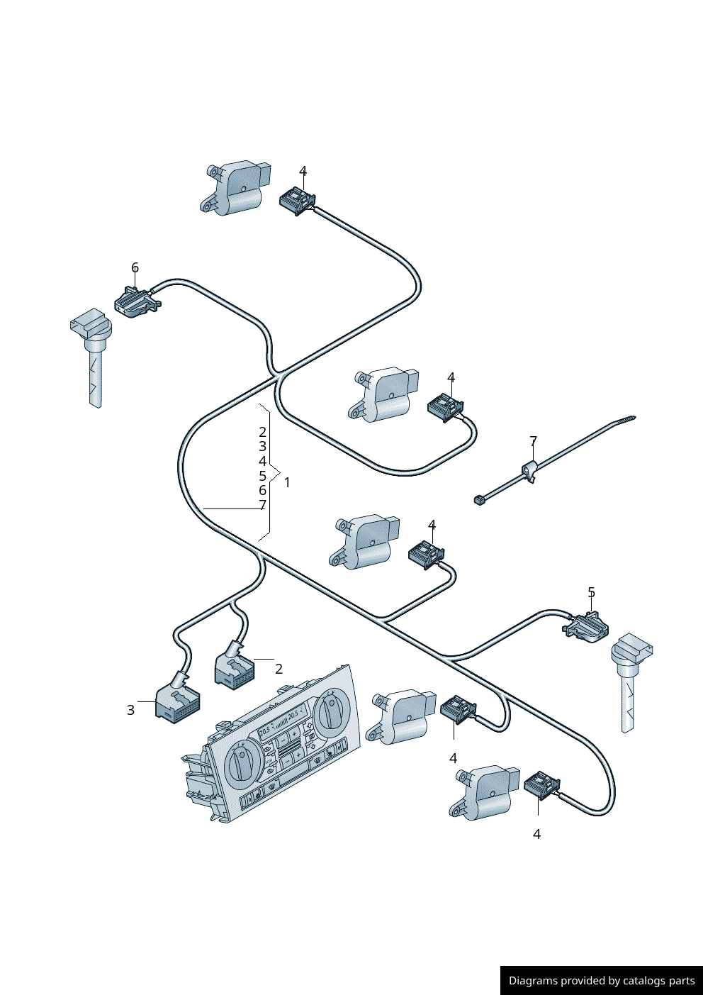 Car part diagram