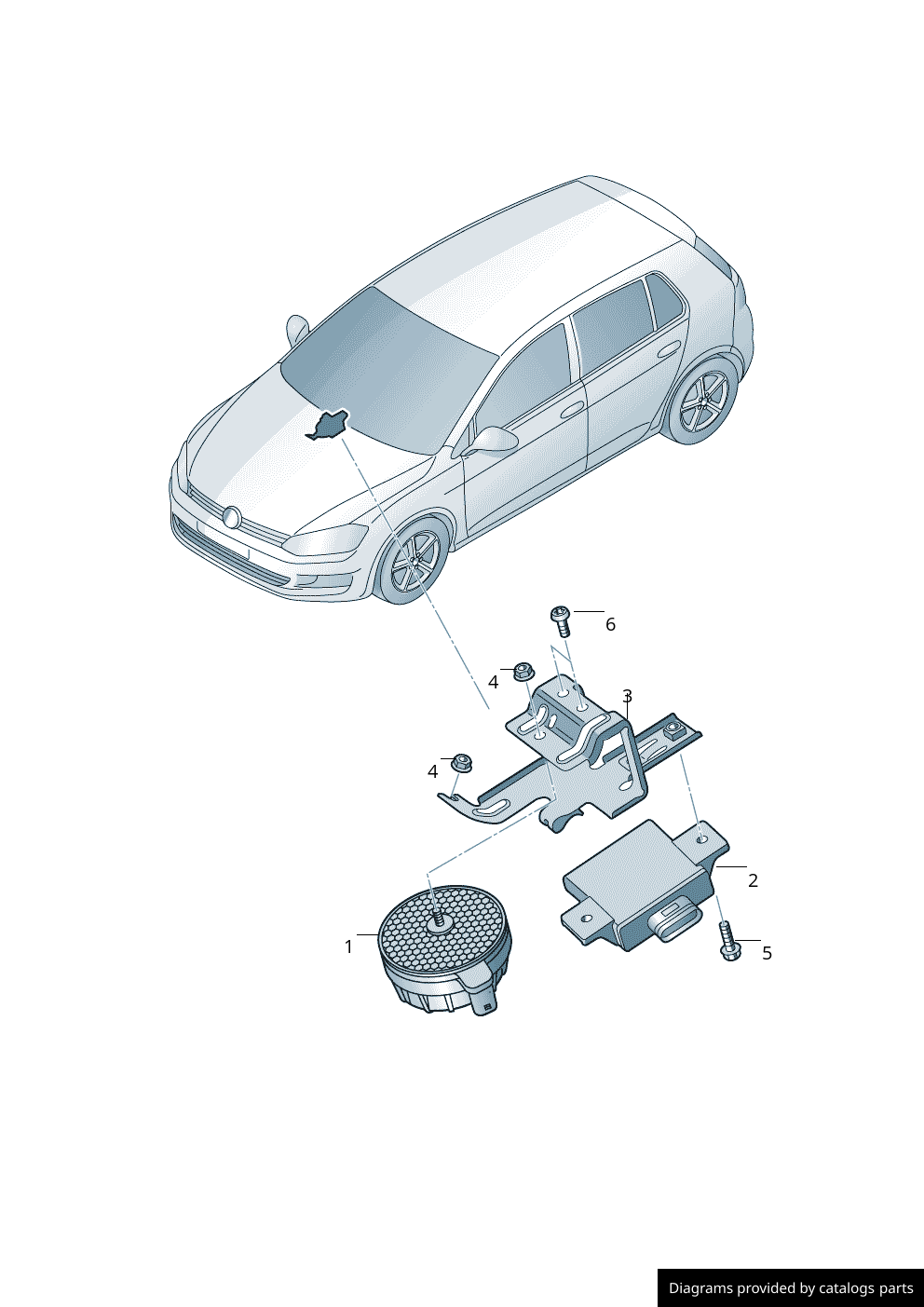 Car part diagram