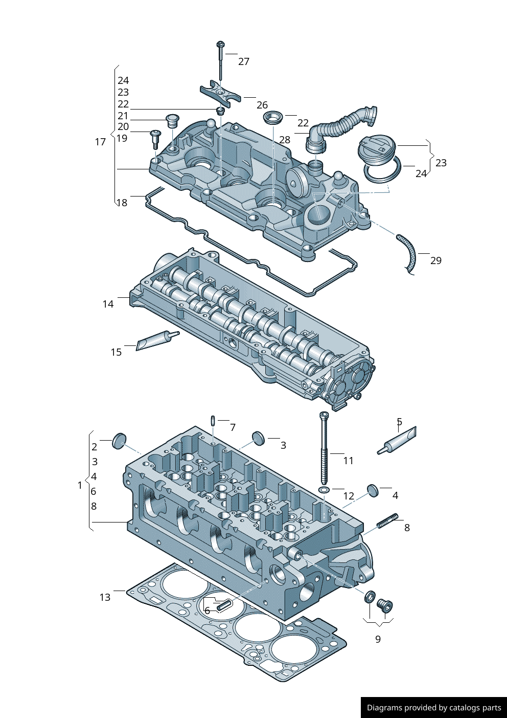 Car part diagram