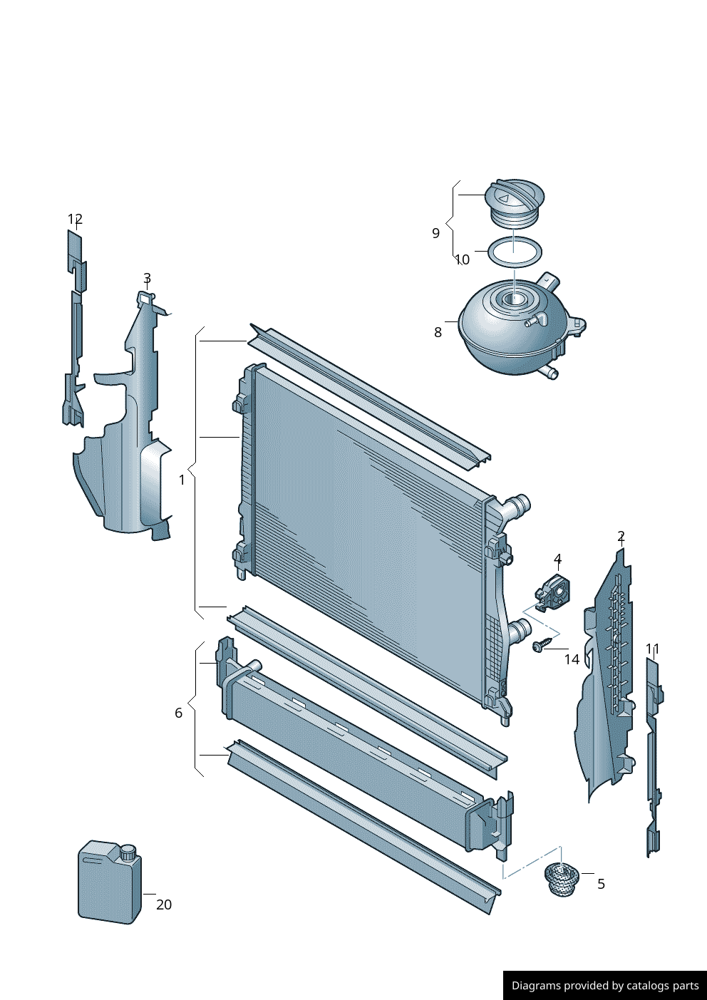 Car part diagram