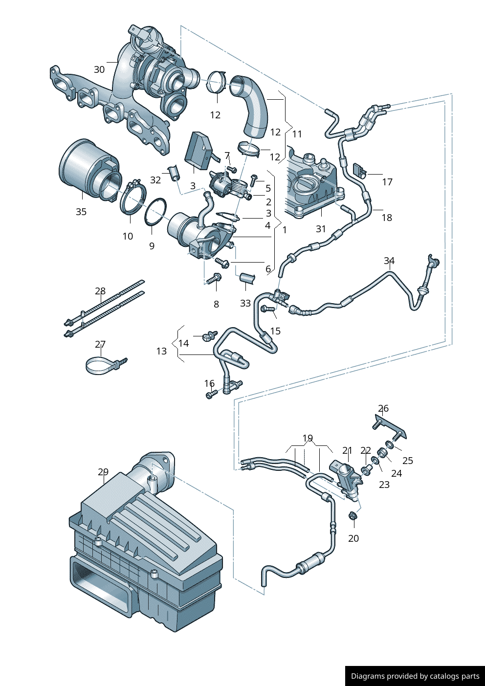 Car part diagram