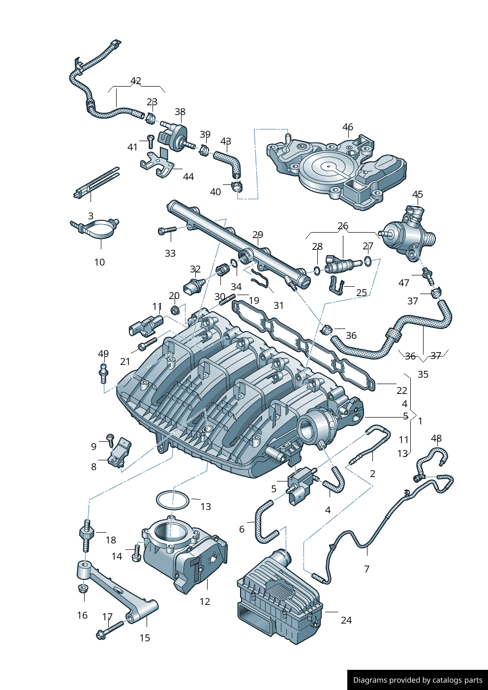Car part diagram
