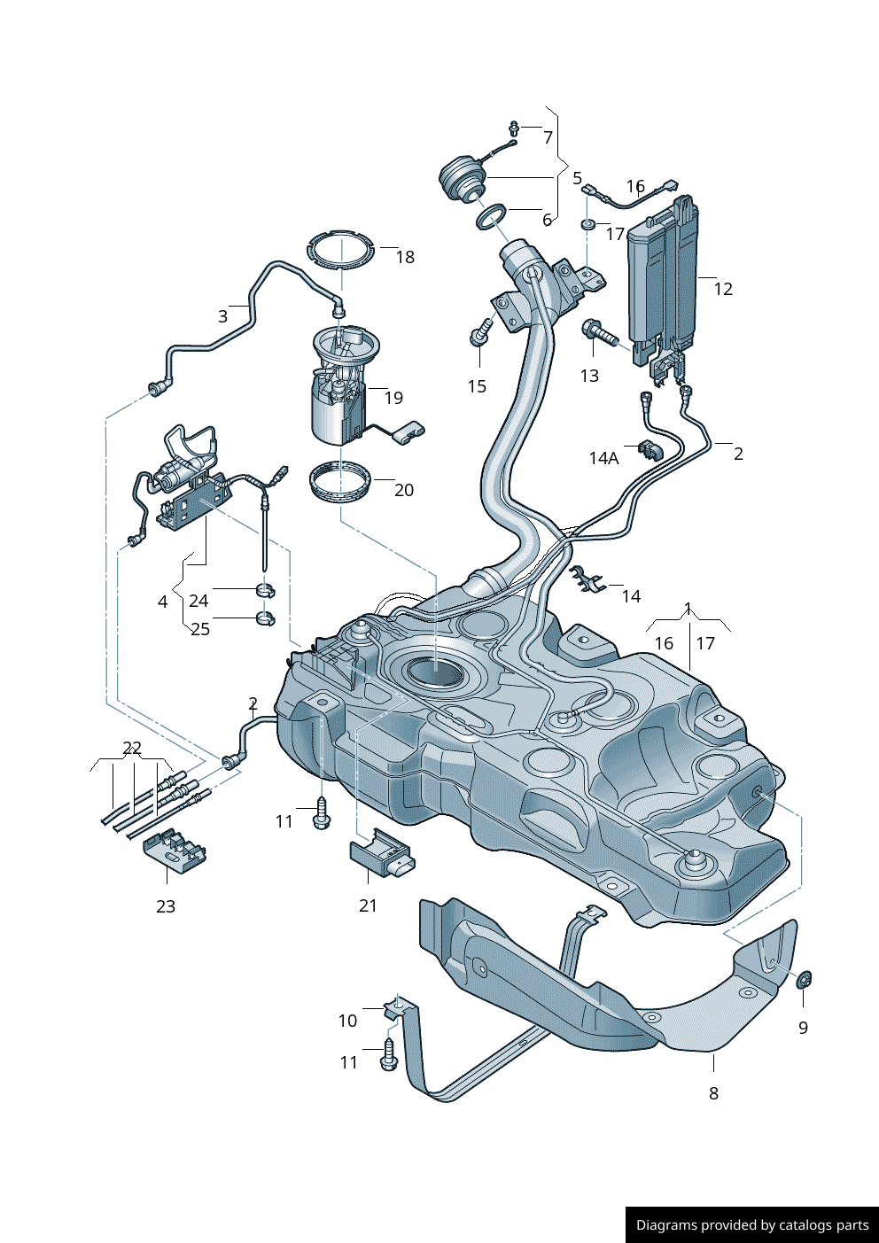 Car part diagram