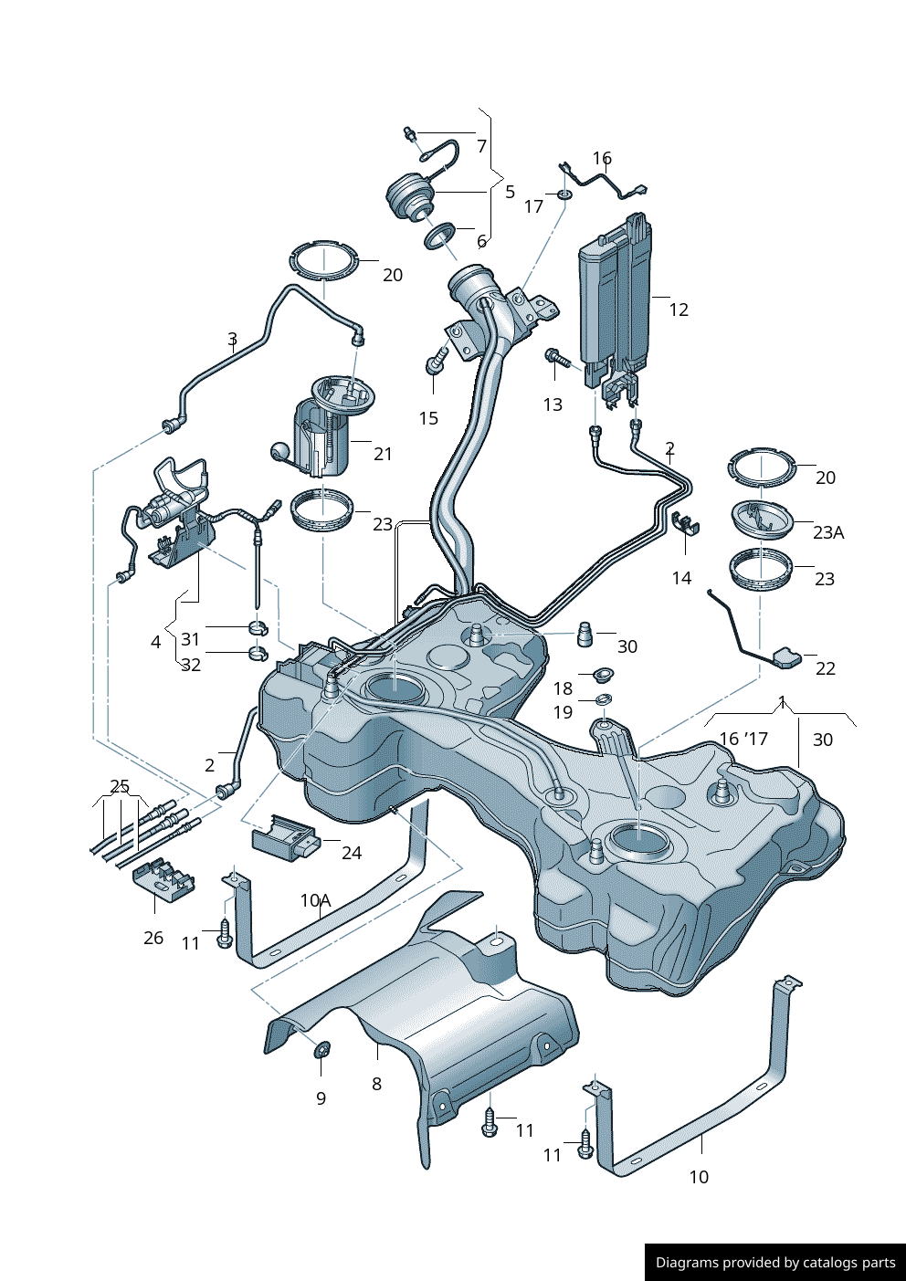 Car part diagram