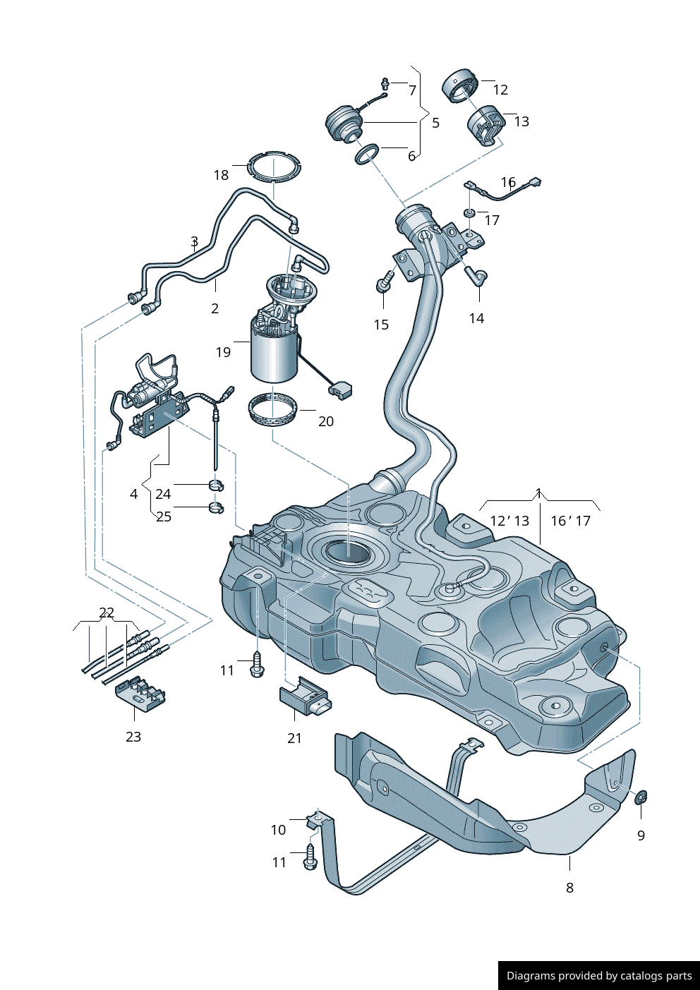 Car part diagram