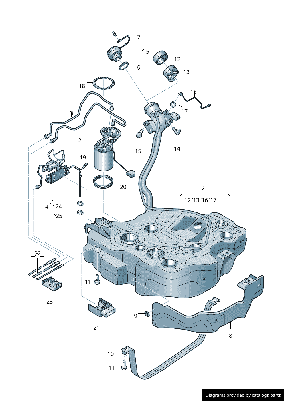 Car part diagram