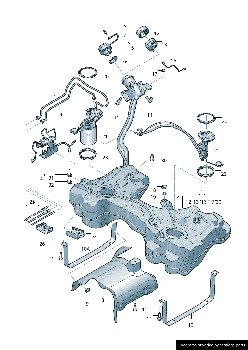 Car part diagram