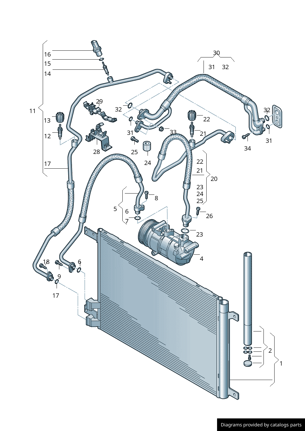 Car part diagram