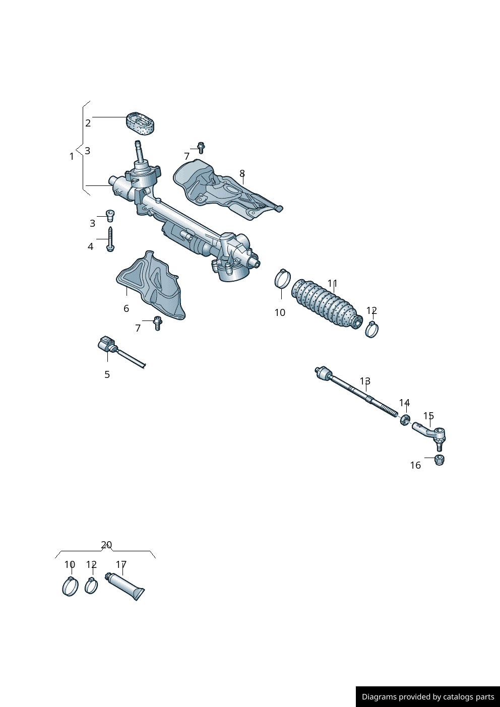 Car part diagram