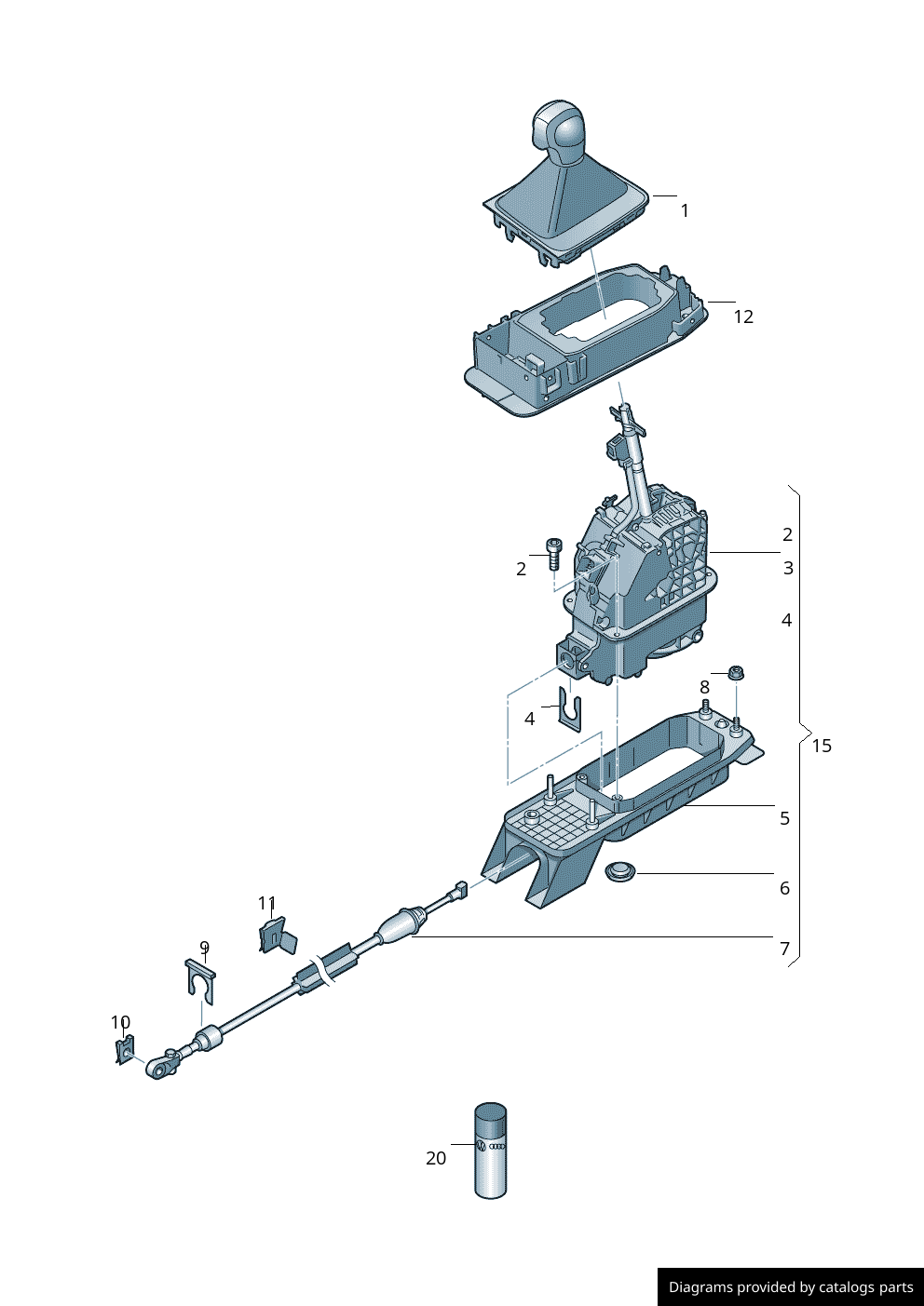 Car part diagram