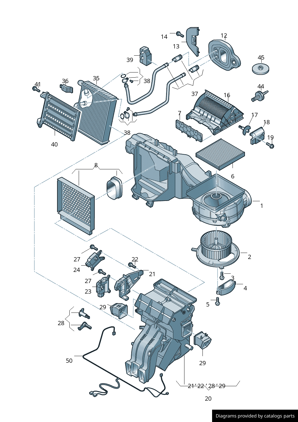 Car part diagram