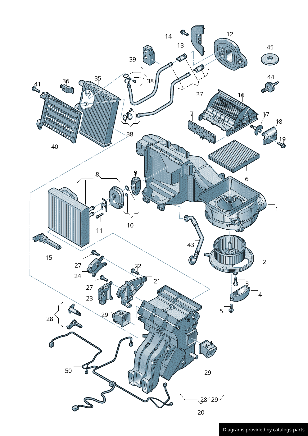Car part diagram