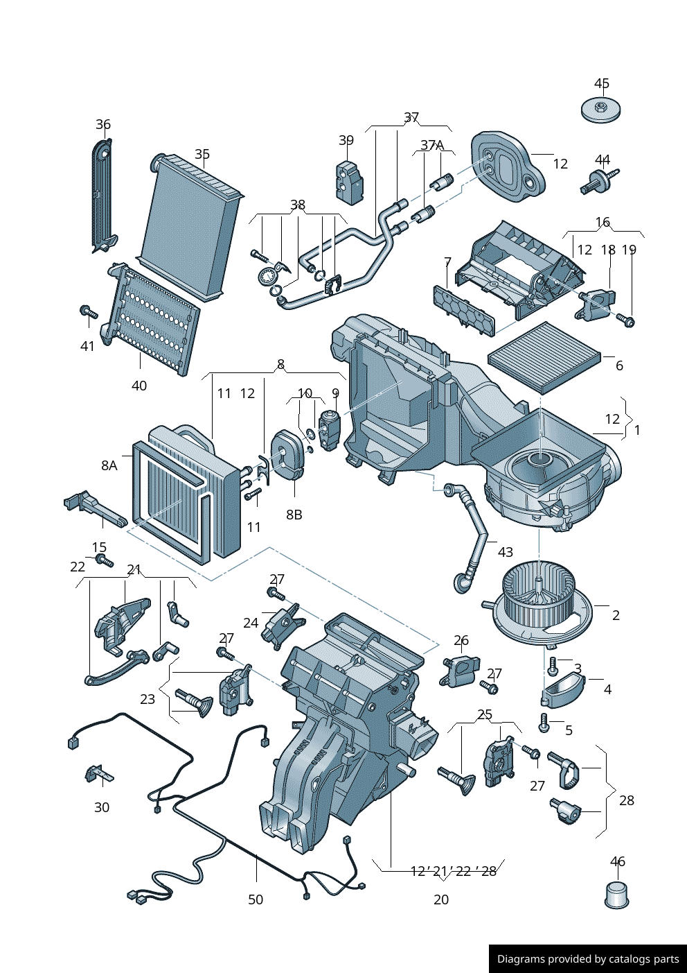 Car part diagram
