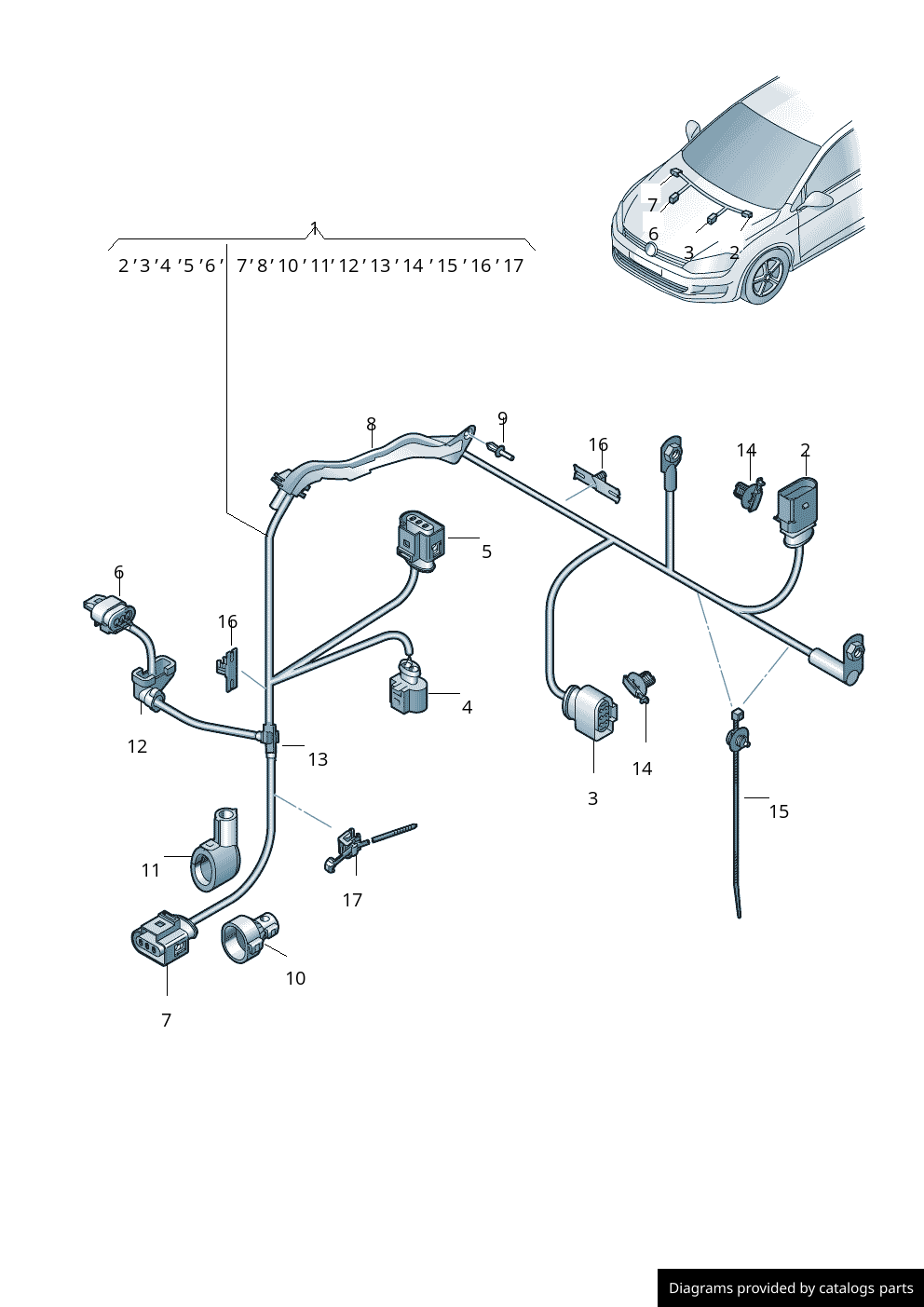 Car part diagram