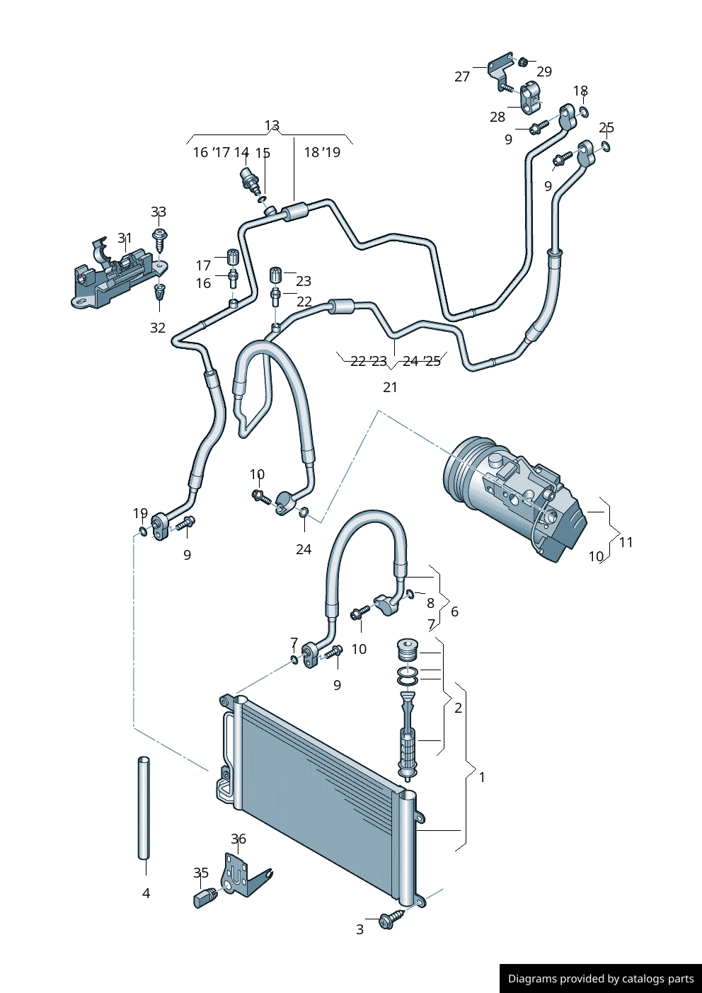 Car part diagram