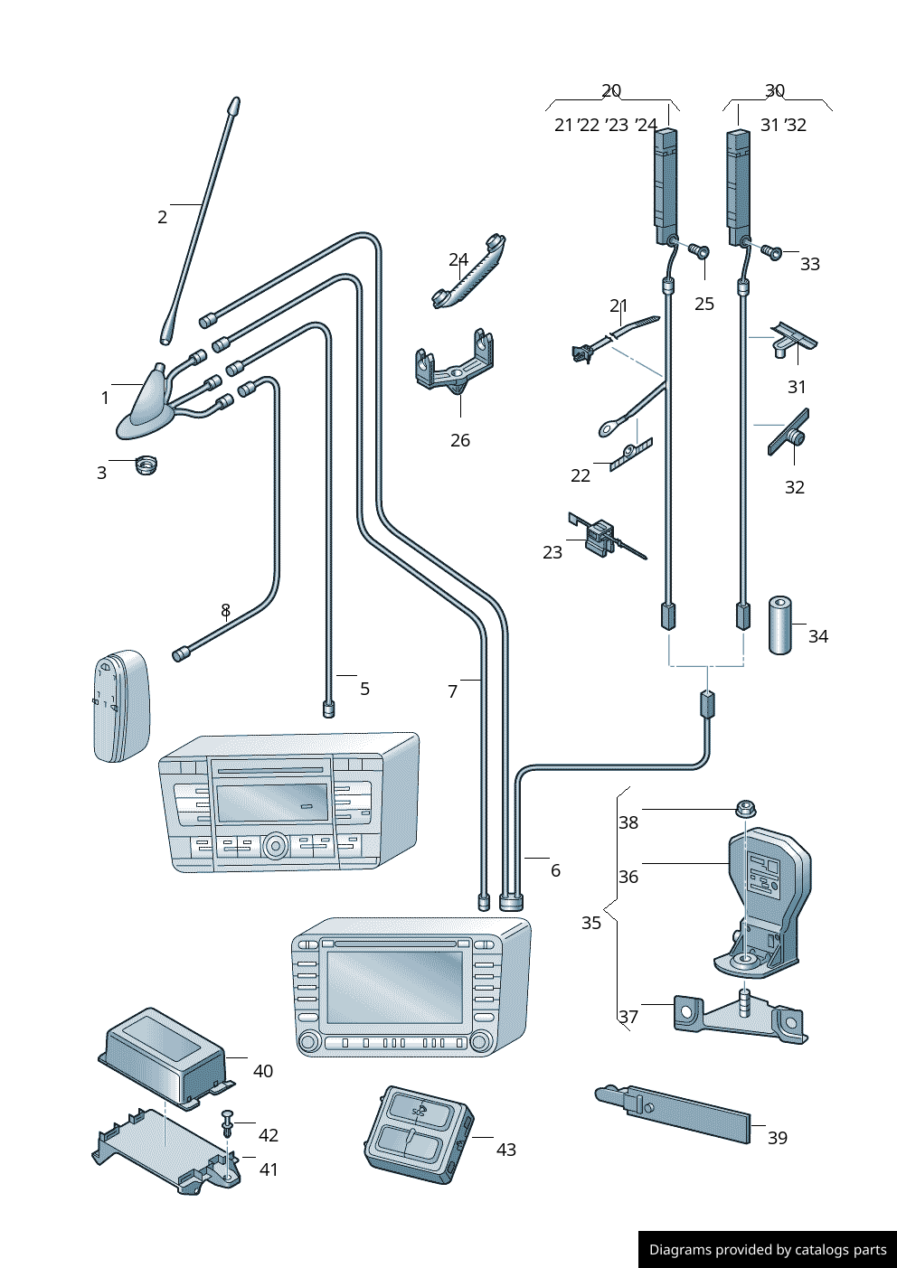 Car part diagram