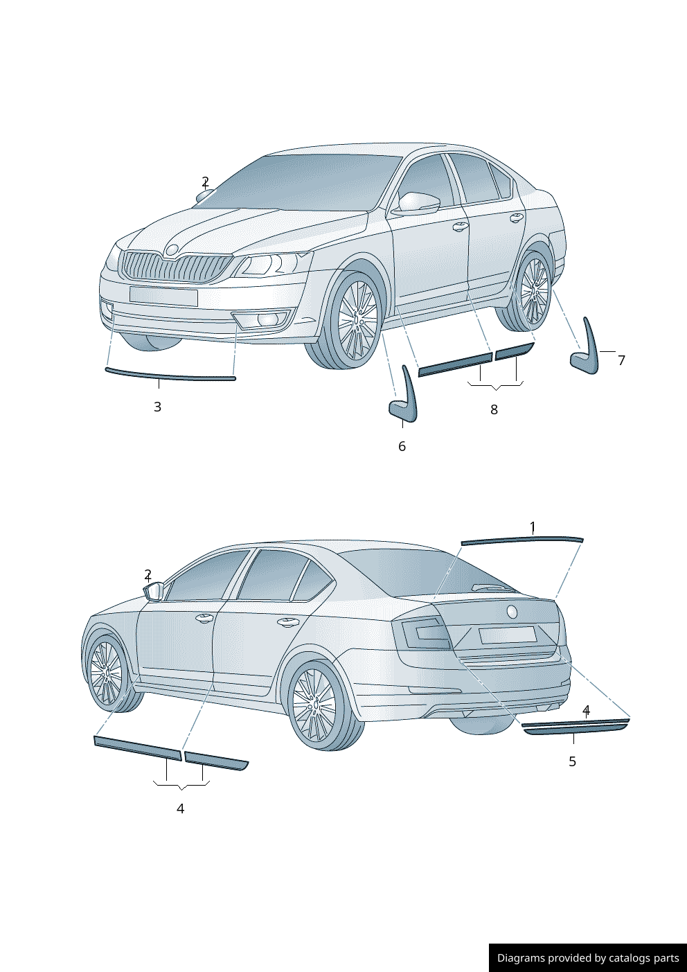 Car part diagram