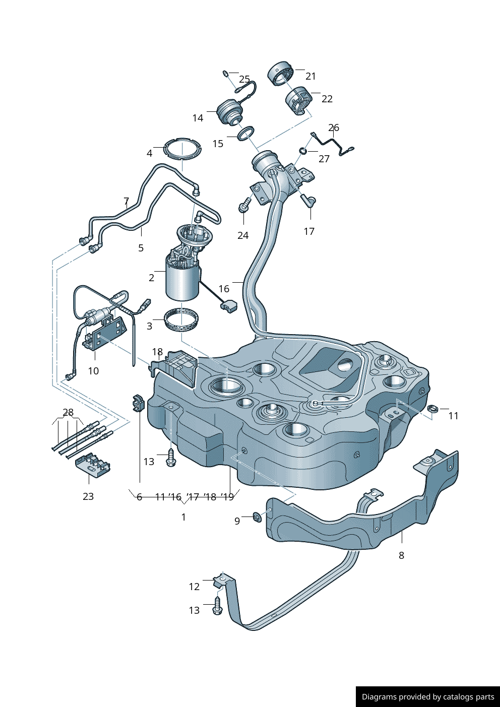 Car part diagram