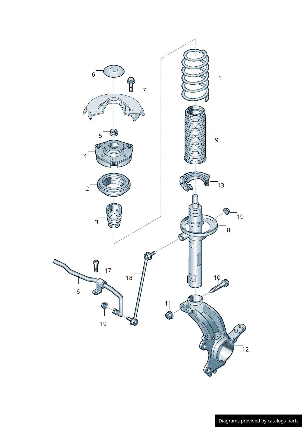 Car part diagram